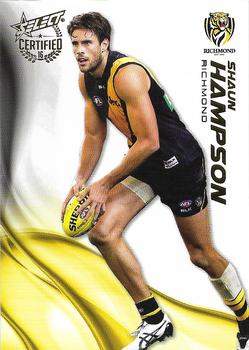 2016 Select AFL Certified #165 Shaun Hampson Front